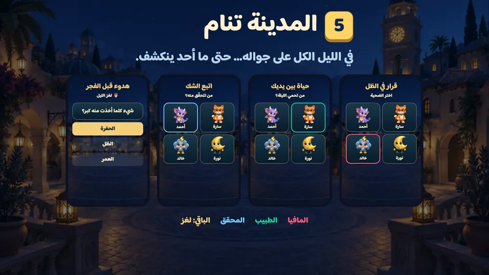 الليل — مافيا في دوشة