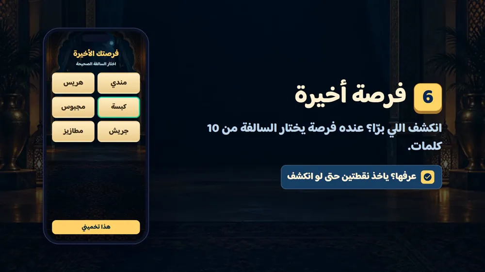 الفرصة الأخيرة — برا السالفة في دوشة