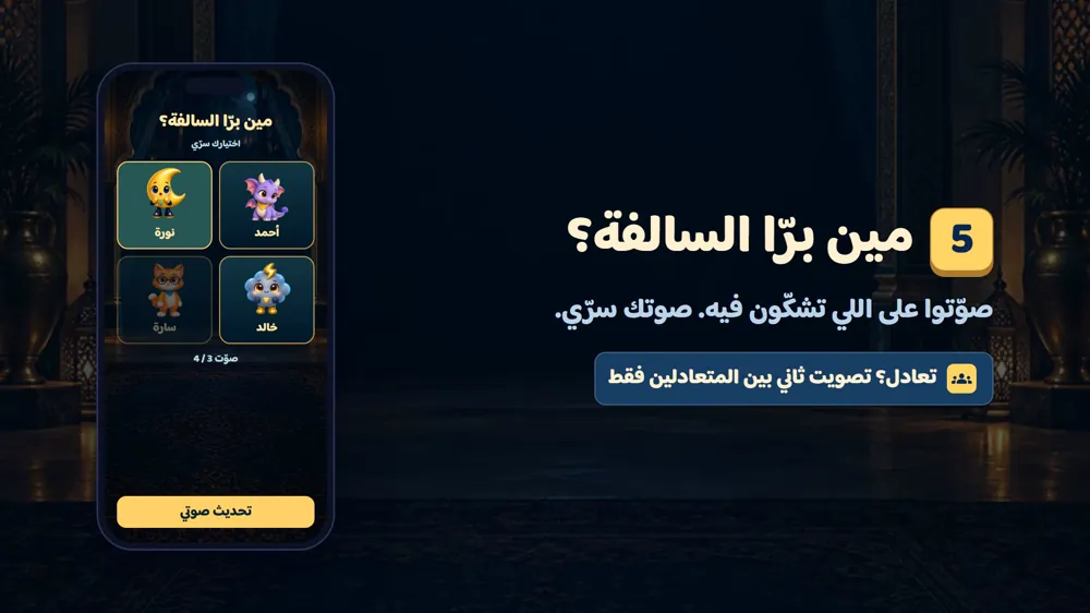 مين برّا السالفة؟ — برا السالفة في دوشة