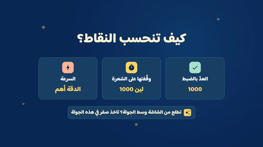 النقاط — سرعة البديهة في دوشة